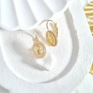 Guadalupe Halo Dangle Earrings