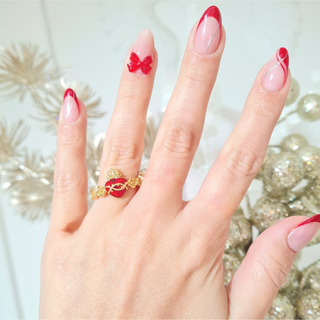 Rose Band Sacred Heart Ring