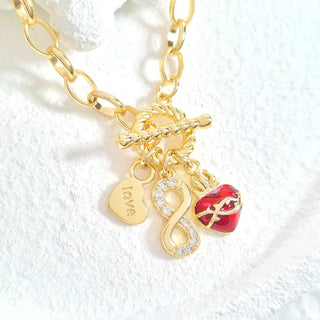Infinite Sacred Heart Necklace
