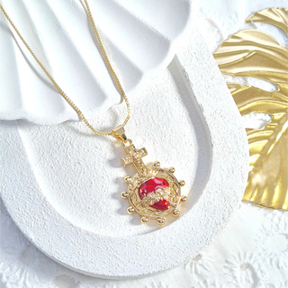 Sorrowful Heart Decade Necklace