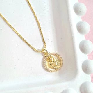 Sacred Heart Gold Circle