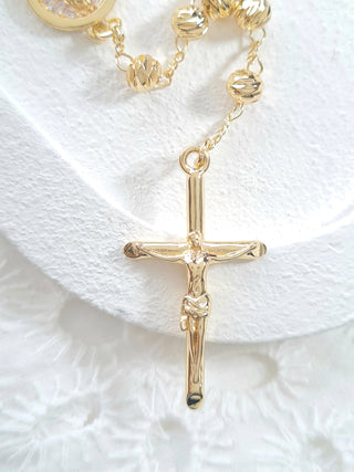 Virgin of Guadalupe Gold Rosary