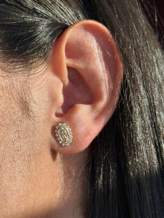 Guadalupe Halo Stud Earrings