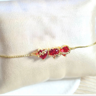 Holy Family Hearts Bracelet