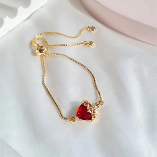 Sacred Heart of Jesus Gemstone Bracelet