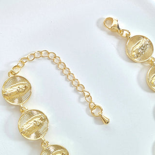 Our Lady of Guadalupe Medallion Bracelet