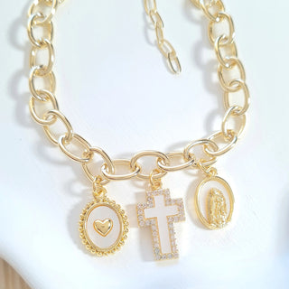 Faith & Grace Charm Bracelet
