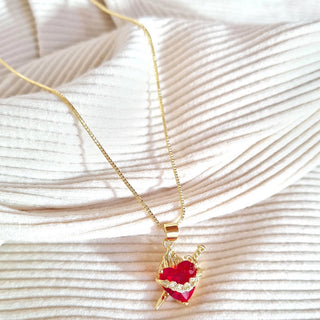 Our Lady's Pierced Heart Necklace