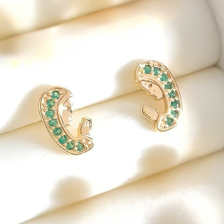 Marian Green Stone Studs