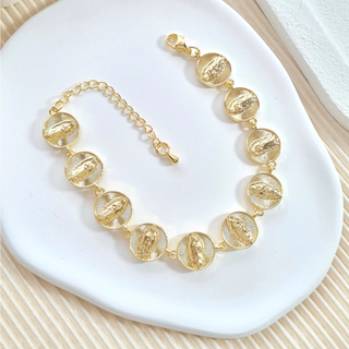 Our Lady of Guadalupe Medallion Bracelet