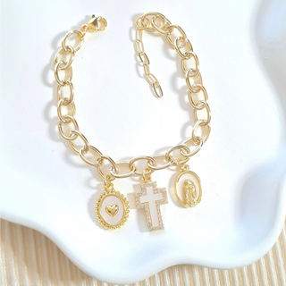 Faith & Grace Charm Bracelet