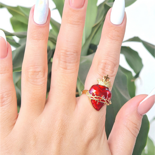 His Divine Heart Ring